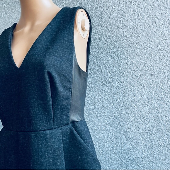 MADEWELL 1937 Black midi dress size 6 - Picture 2 of 12